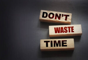 Don't waste time on wooden blocks. Personal career concept.